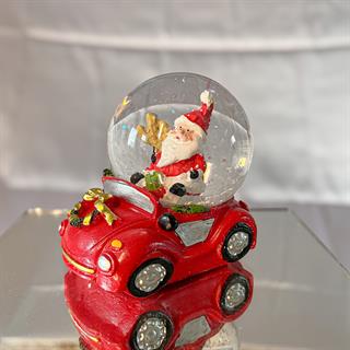 Yılbaşı Arabalı Kar Küresi Noel Baba