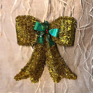 Yılbaşı Gold Fiyonk Asma Süs