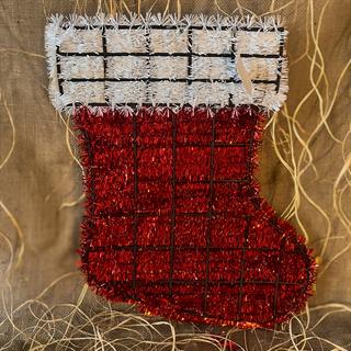 Yılbaşı Kırmızı Çorap Asma Süs