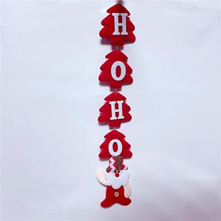 Yılbaşı Kırmızı Keçe Asma Süs