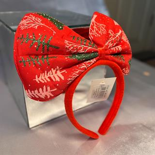 Yılbaşı Kırmızı Kumaş Taç