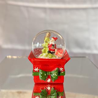 Yılbaşı Kutu Kar Küresi Noel Baba Çam Ağacı