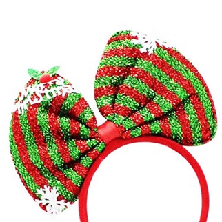 Yılbaşı Taç Kırmızı Yeşil Fiyonklu