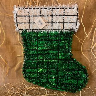 Yılbaşı Yeşil Çorap Asma Süs