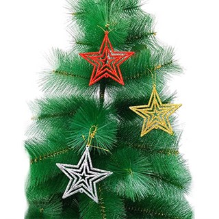 Yıldız Ağaç Süsü 10cm 3 Adet