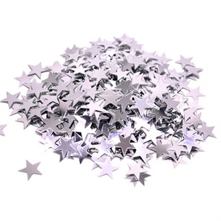 Yıldız Gümüş Masa Konfetisi