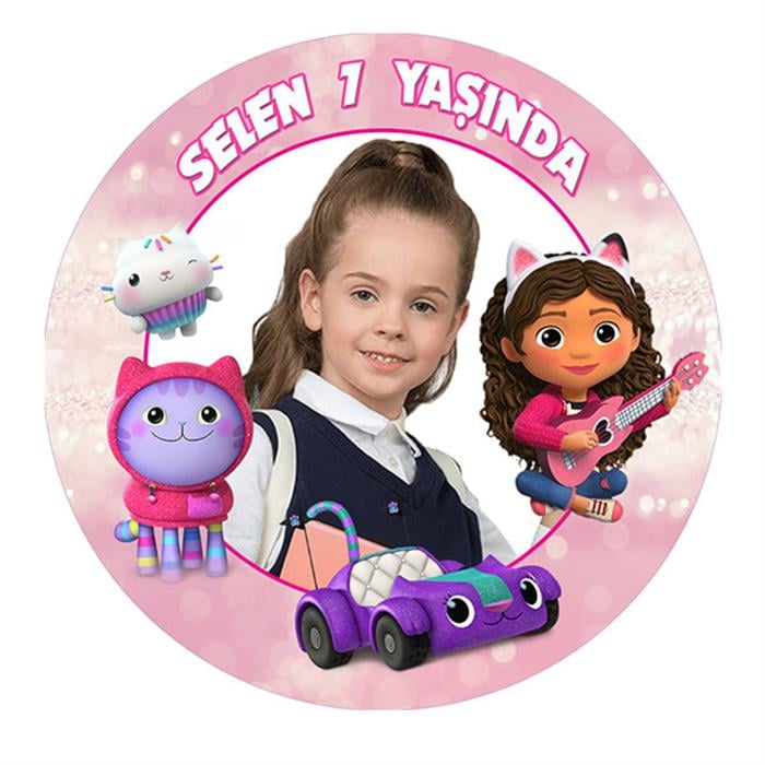  Kişiye Özel Gabby Sticker 24 Adet