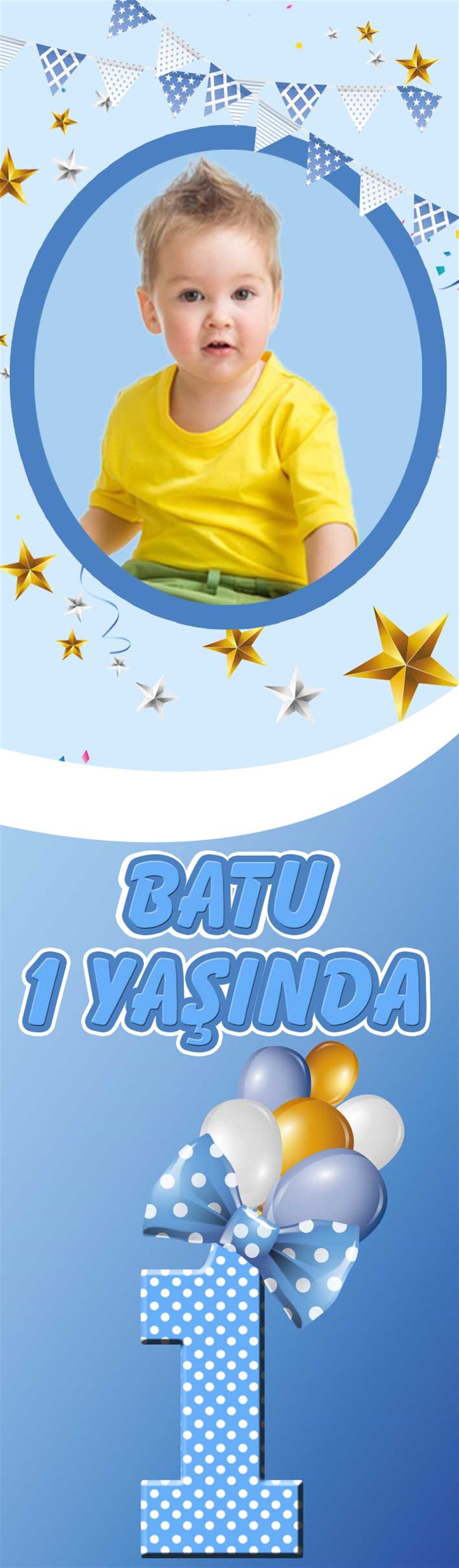 1 Yaş Erkek Kitap Ayracı 10 Adet