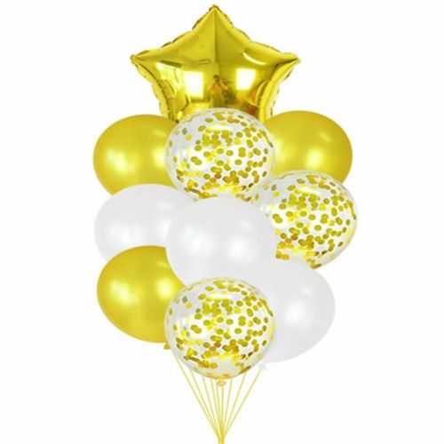 10 Adet Gold Yıldız Demeti