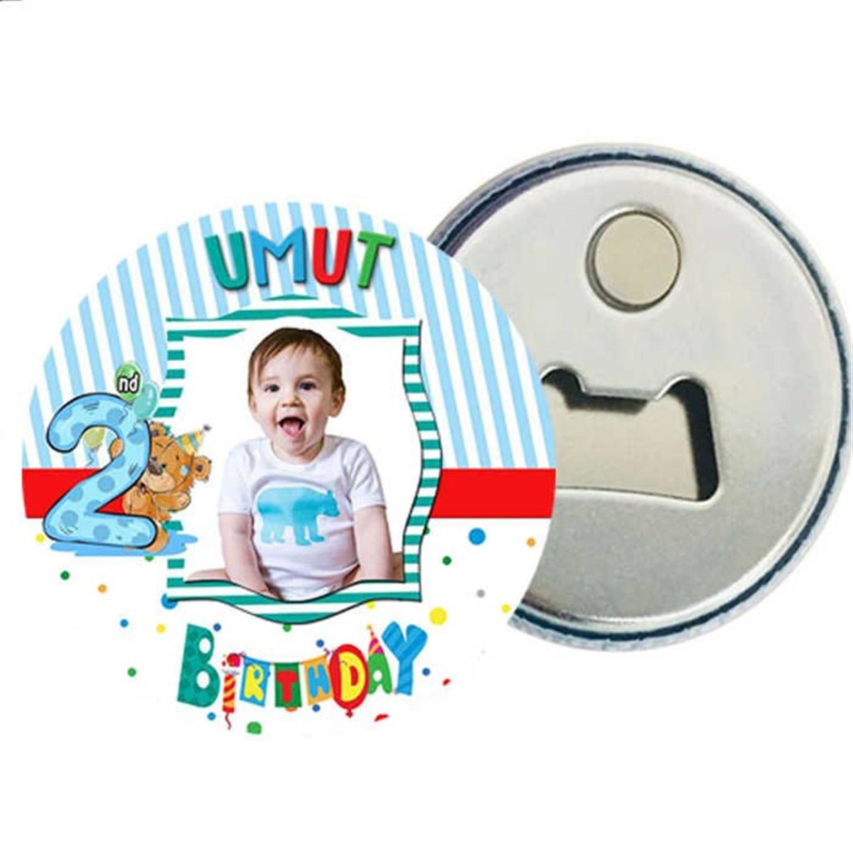 2 Yaş Erkek Magnet Açacak 15 Adet