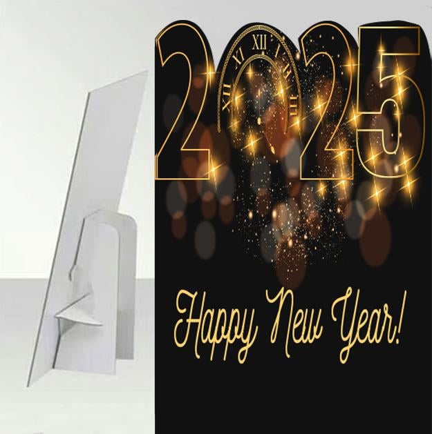 Dekoratif Ayaklı Pano2025 Yeni Yıl Karşılama Ayaklı Pano