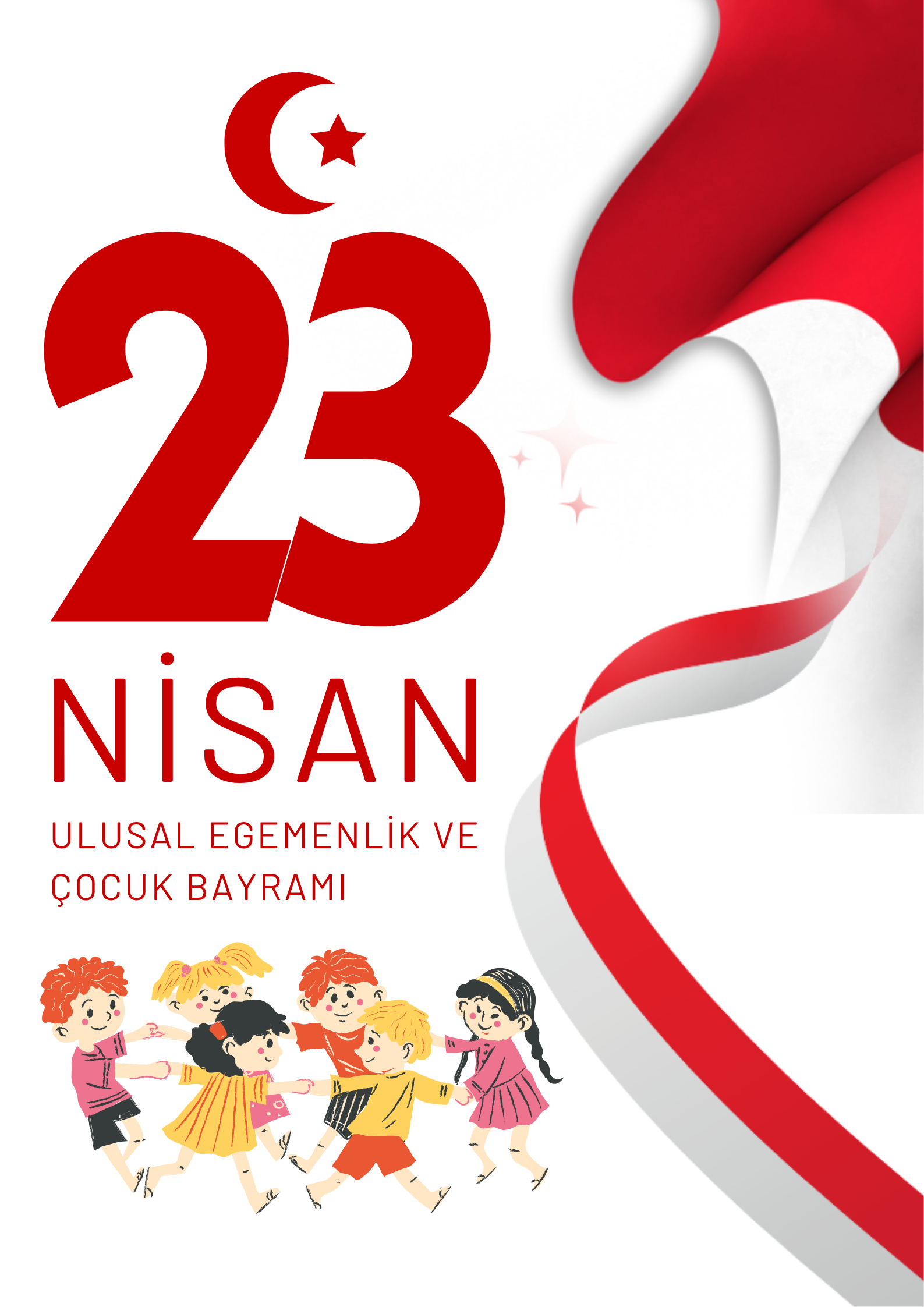 Ulusal Bayramlar23 Nİsan Afiş