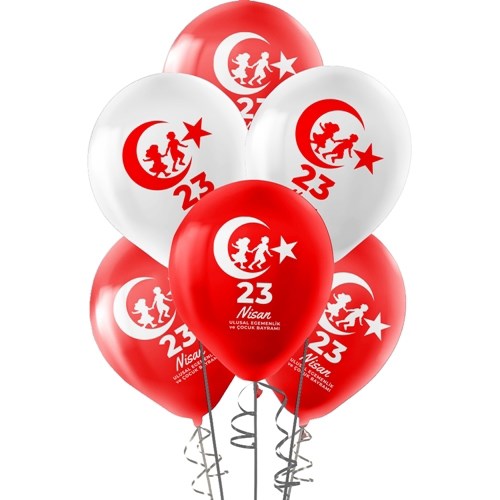 23 Nisan Baskılı Balon 12 Adet
