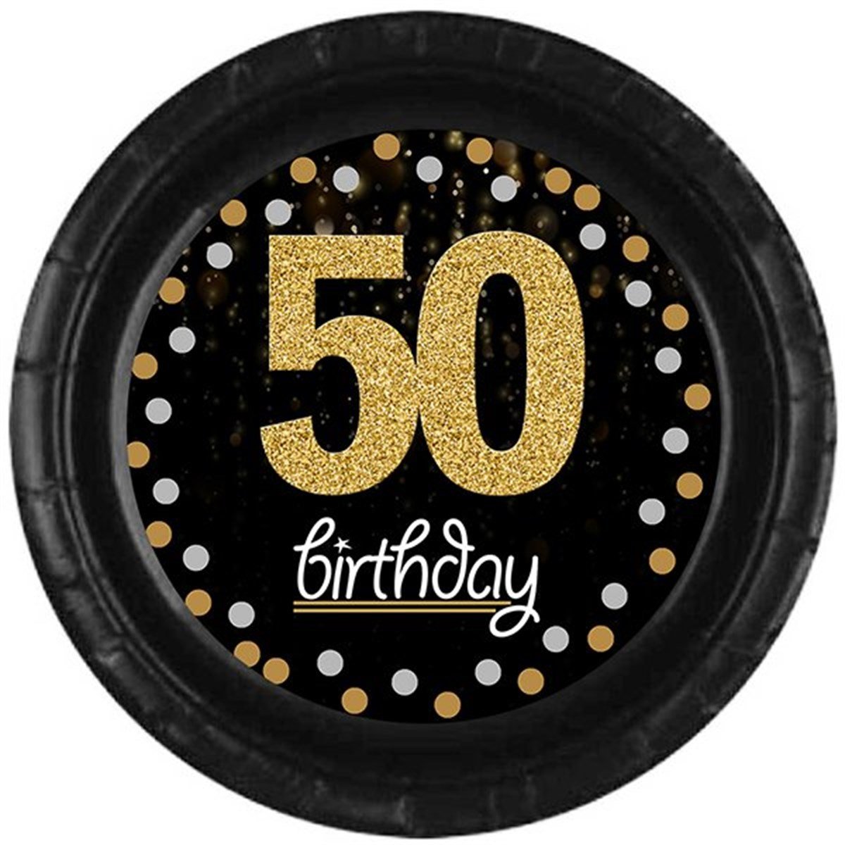 50 Yaş Siyah Tabak