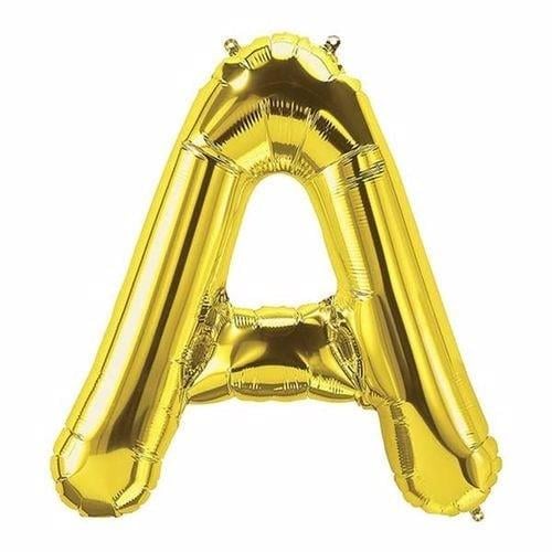Gold Renk 76 cmA Harf Folyo Balon Gold 76 cm