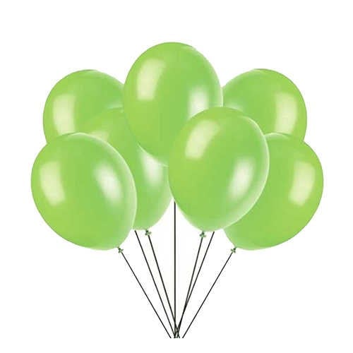 Açık Yeşil Balon Metalik 100 Adet
