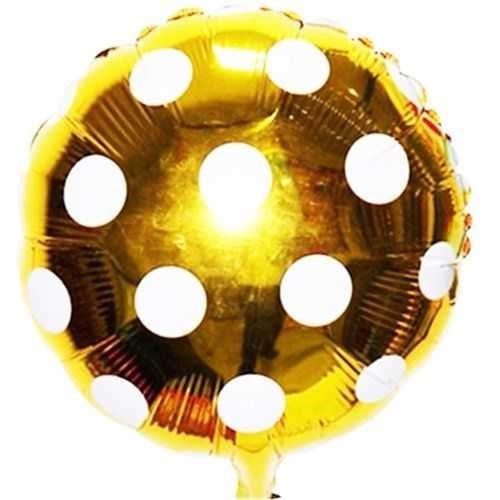 Altın Puanlı Folyo Balon