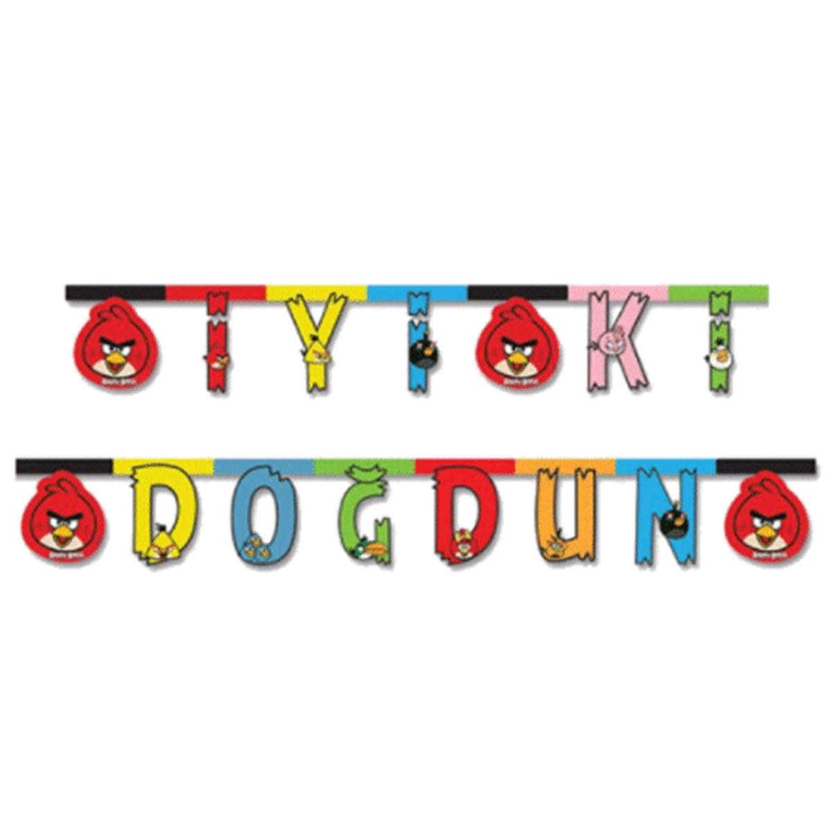 Angry Bırds İyiki Doğdun Yazısı