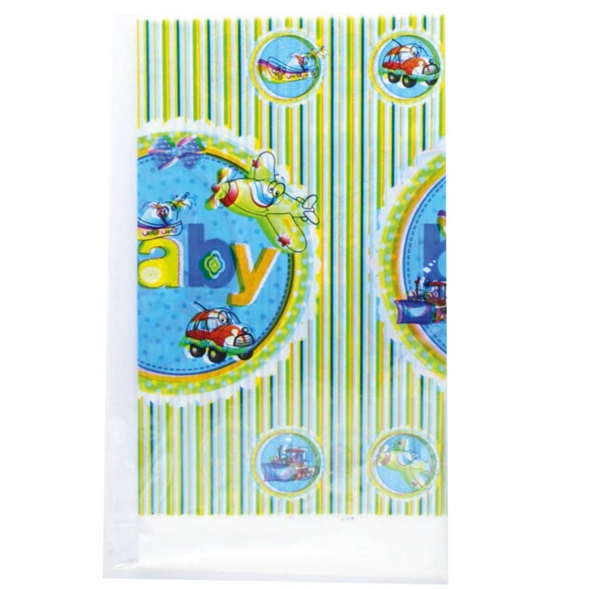 Baby Shower Masa Örtüsü Mavi