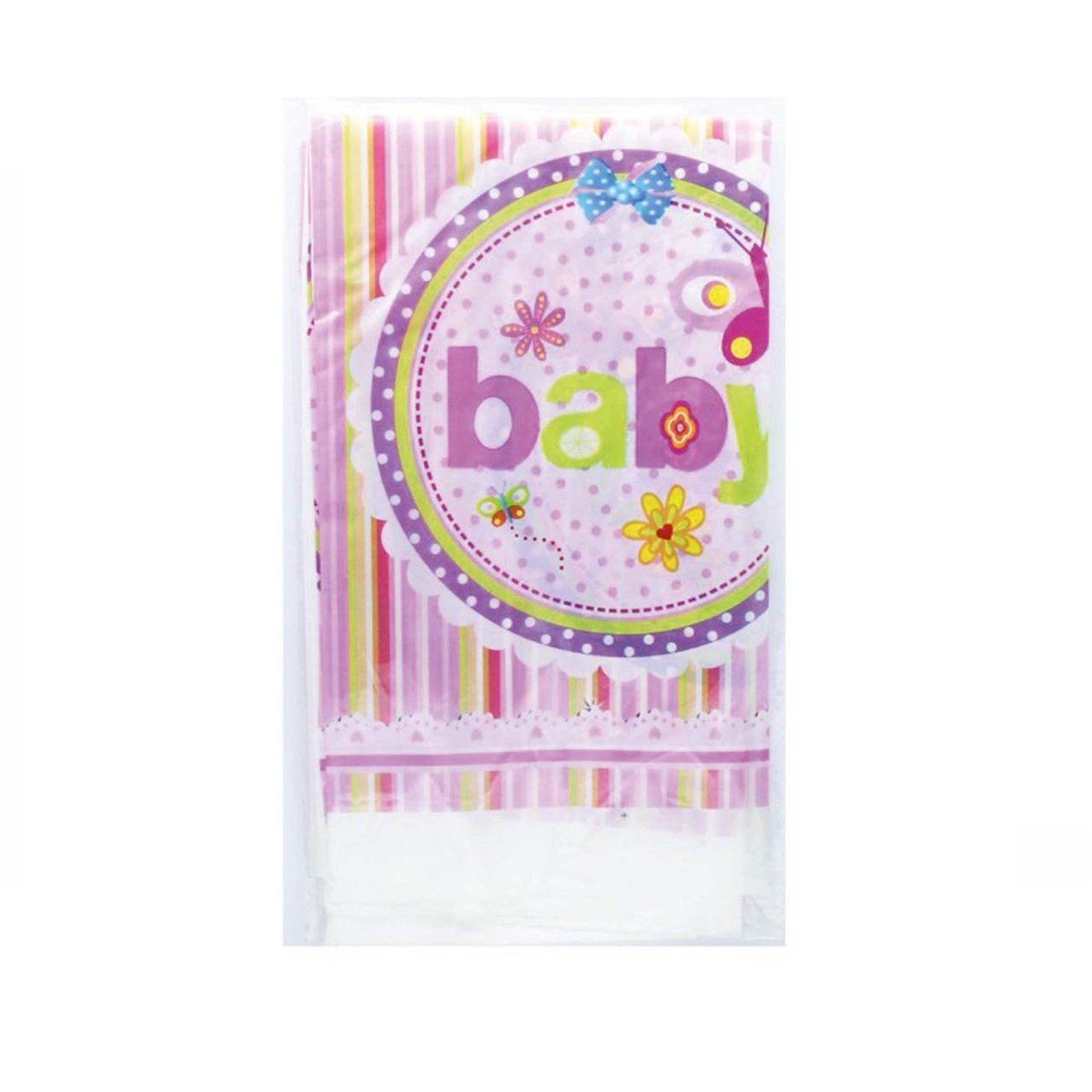 Baby Shower Masa Örtüsü Pembe