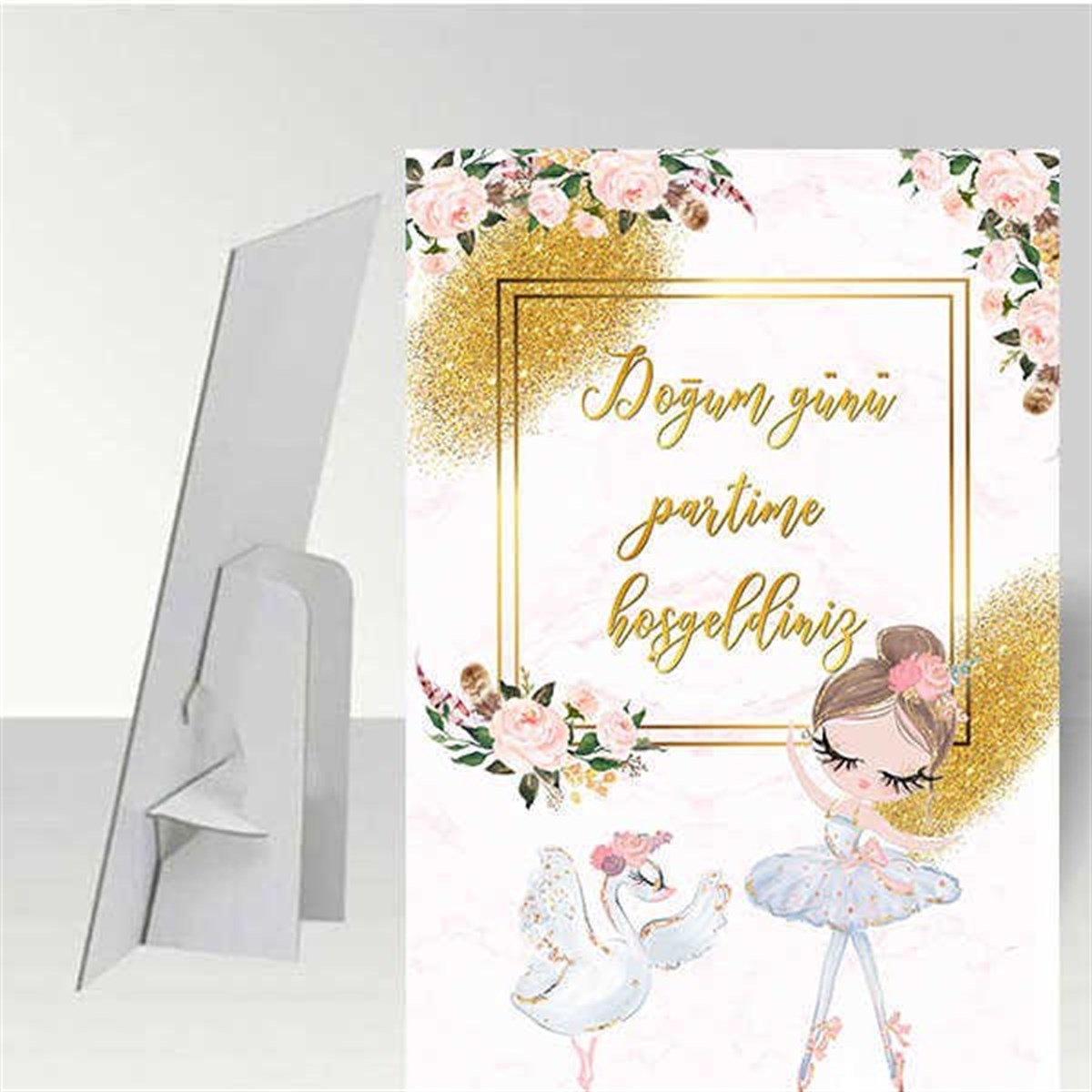 Balerin Kişiye Özel Ayaklı Pano