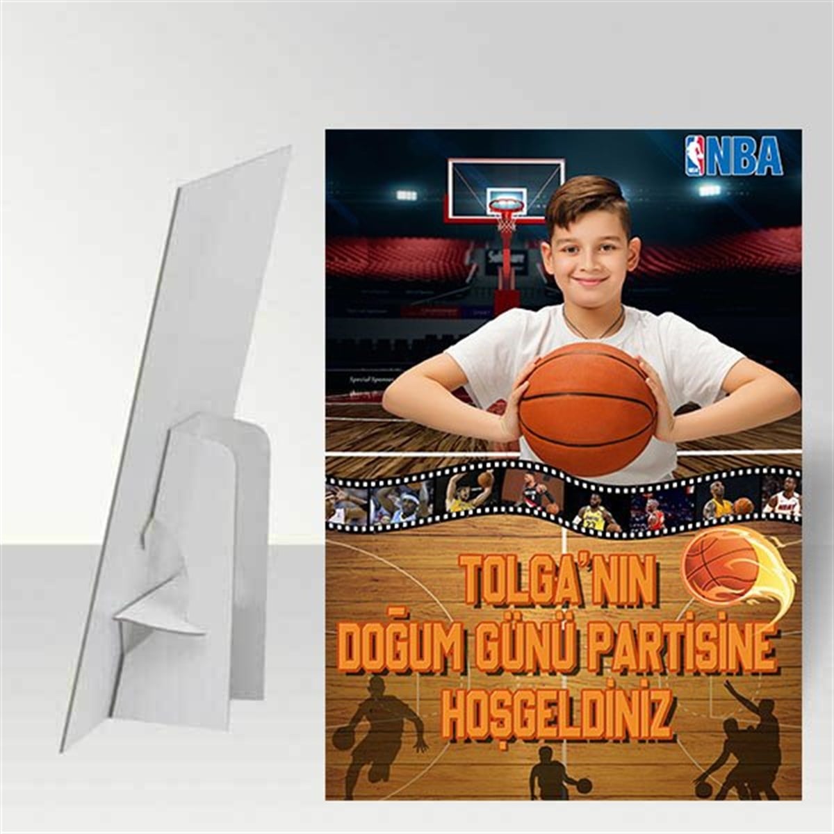 Basketbol Kişiye Özel Ayaklı Pano