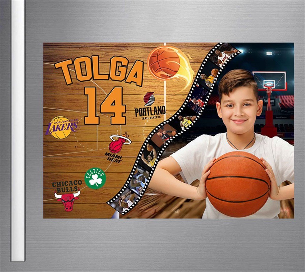 Basketbol Kişiye Özel Magnet 18 Adet