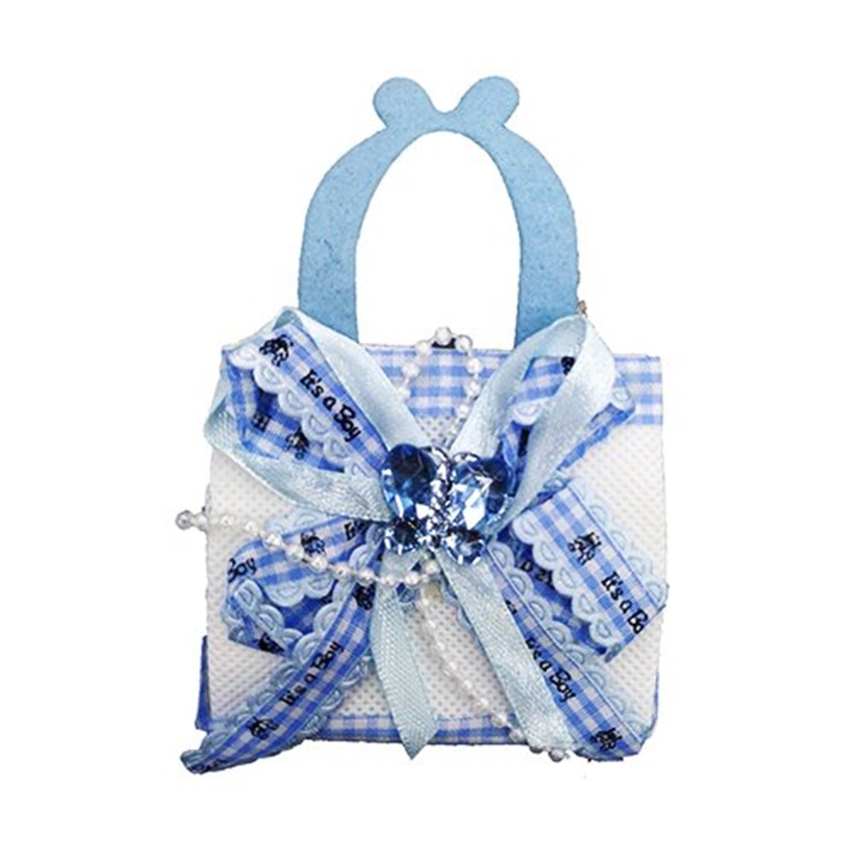 Bebek Şekeri Çantası Mavi 12 Adet