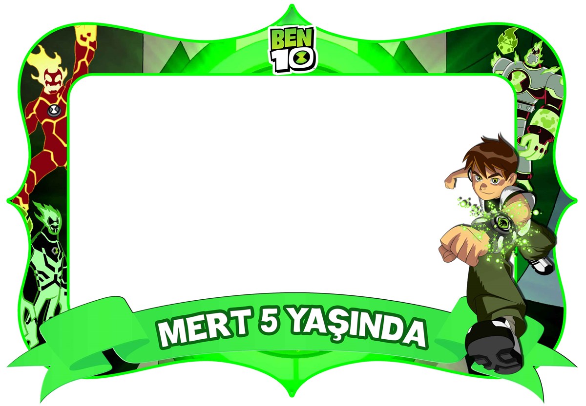 Ben 10  Kişiye Özel Çerçeve