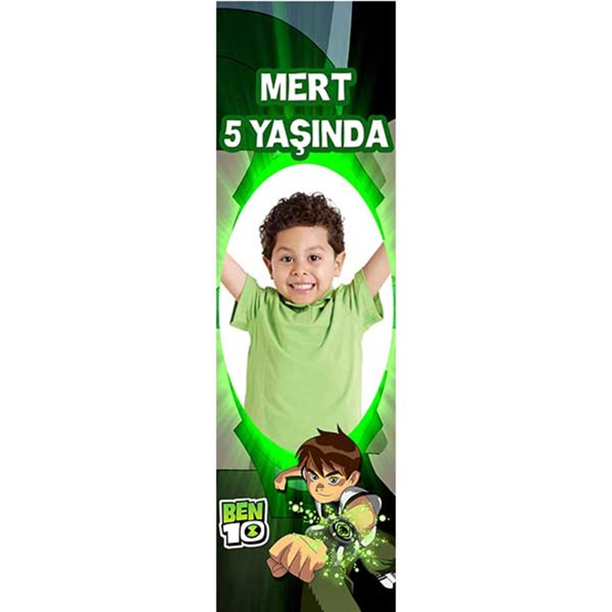 Ben 10 Kişiye Özel Kitap Ayracı 10 Adet