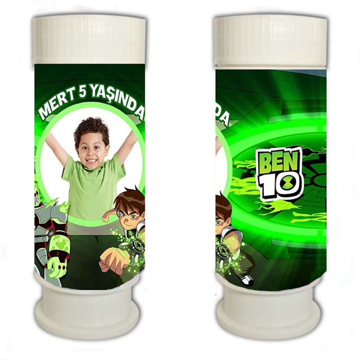 Ben 10 Kişiye Özel Köpük Baloncuk 8 Adet