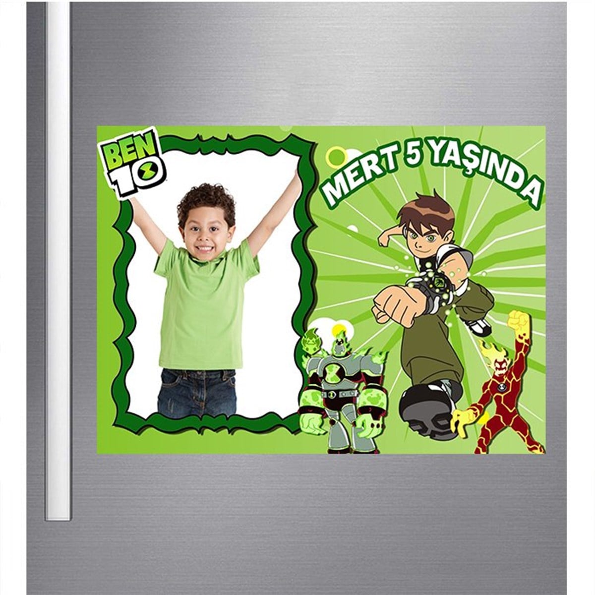 Ben 10  Kişiye Özel Magnet 18 Adet