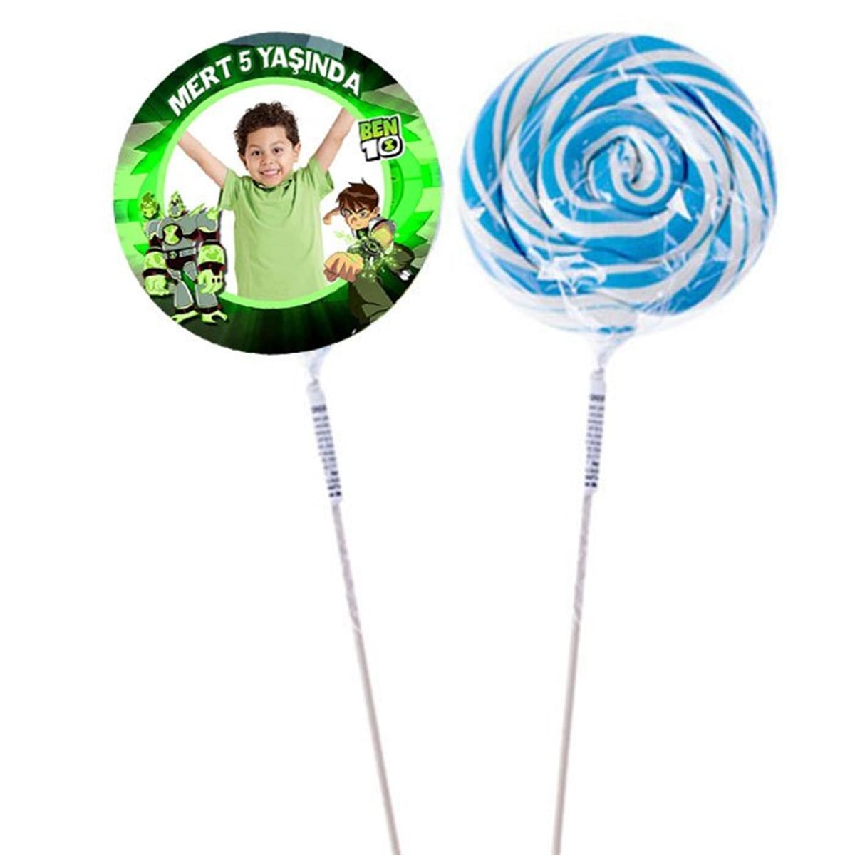 Ben 10 Kişiye Özel Sosyete Şekeri 10 Adet