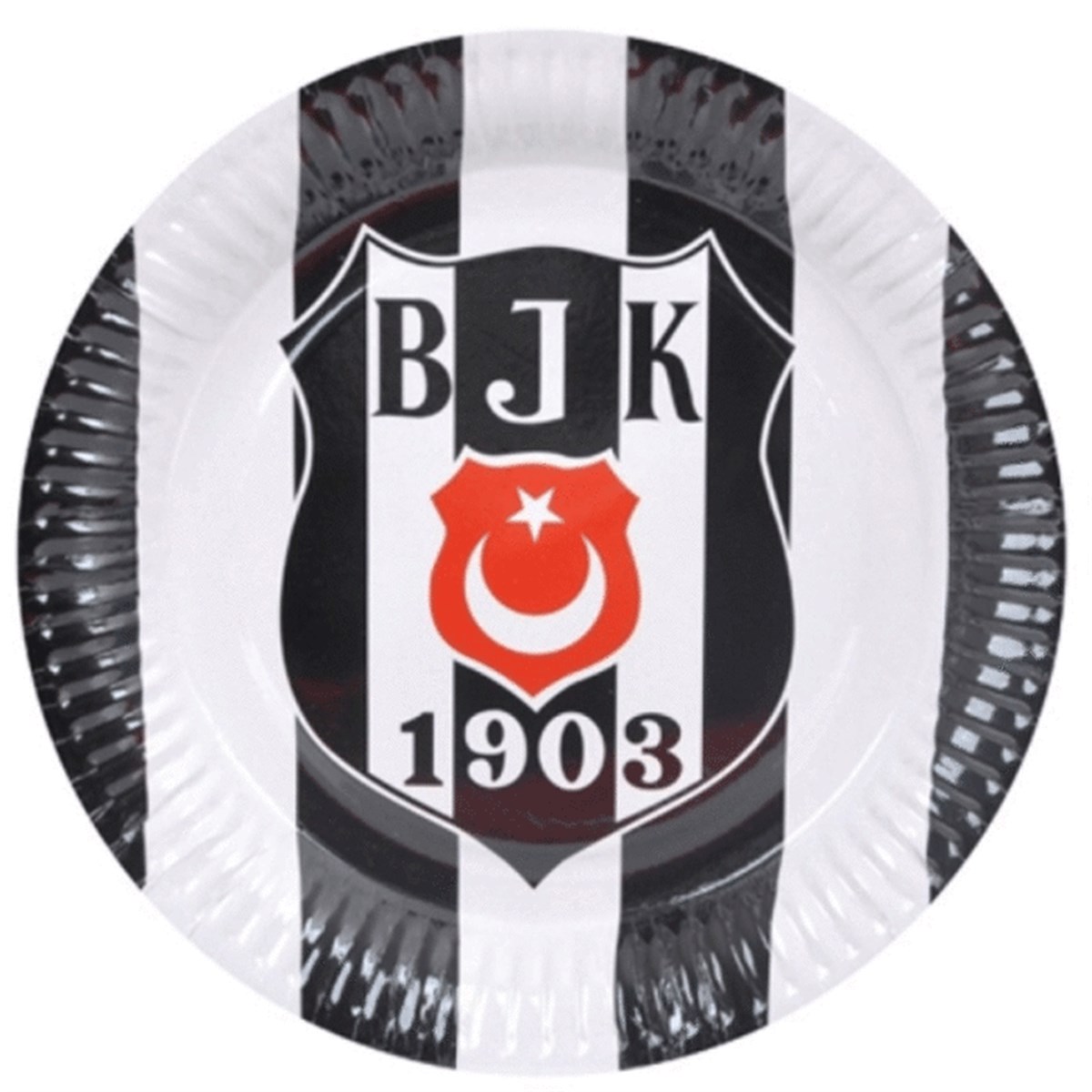Beşiktaş Karton Tabak 8 Adet