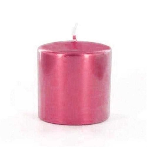 Bordo Silindir Dekoratif Mum