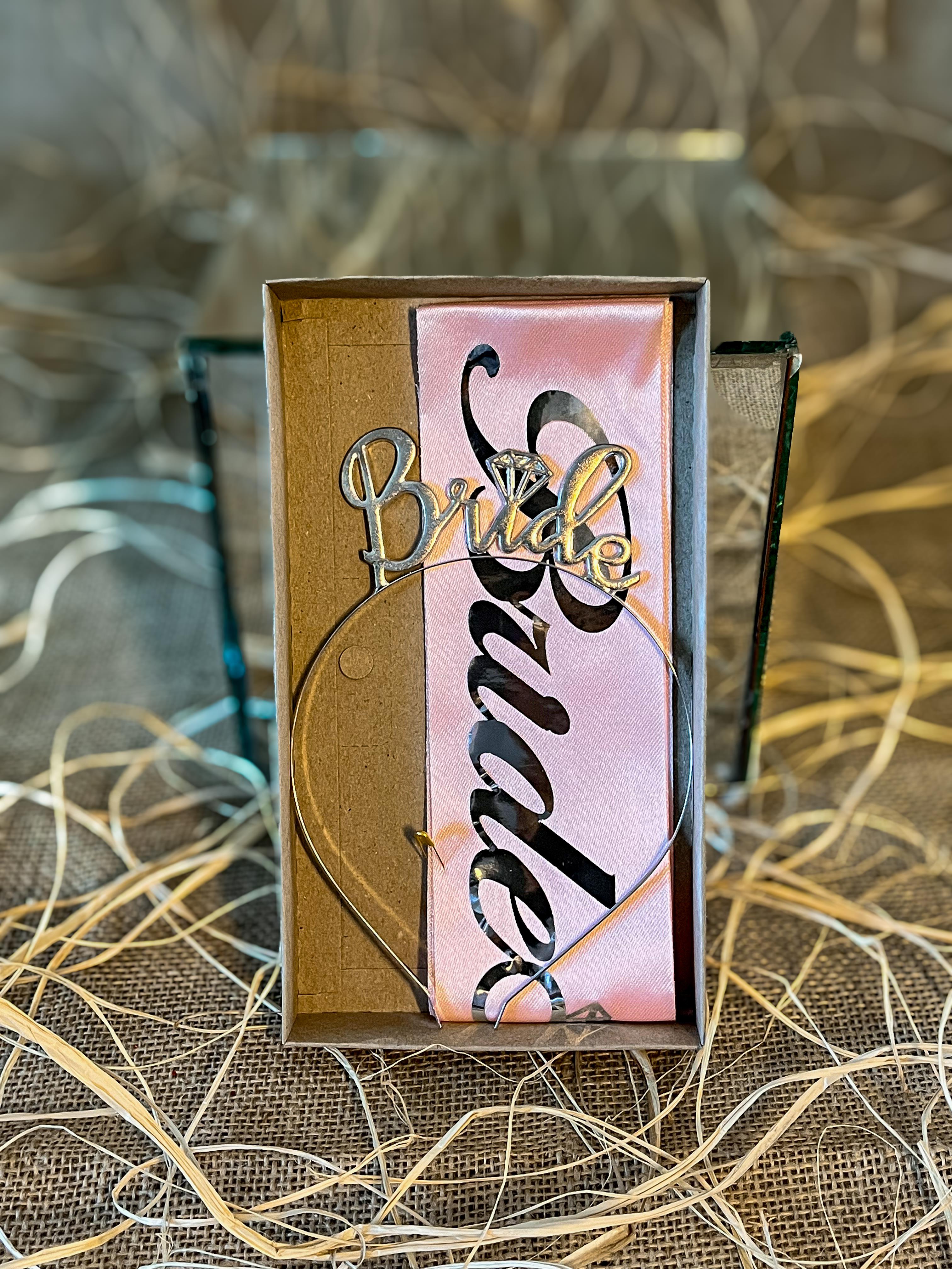 Bekarlığa Veda PartisiBride Rose Taç Kuşak Set