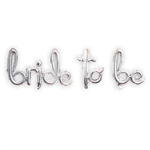 Bride To Be Gümüş Folyo Balon
