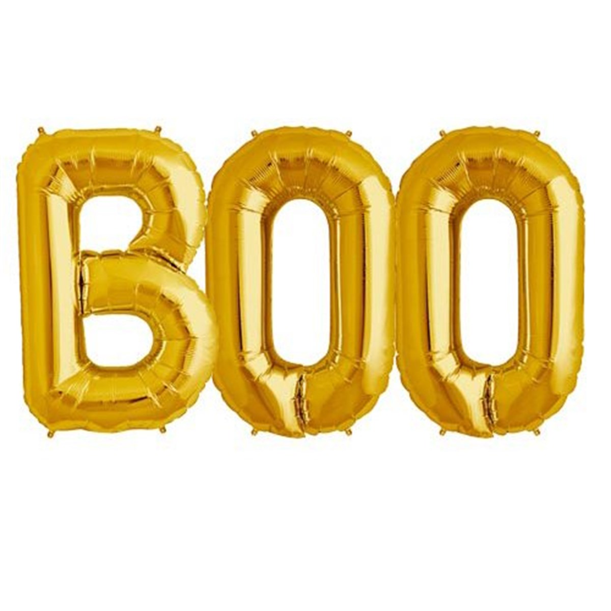 Cadılar Bayramı Boo Folyo Balon Gold 76 Cm