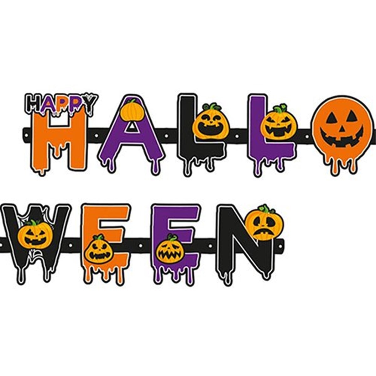 Cadılar Bayramı Holloween Balkabağı Yazı