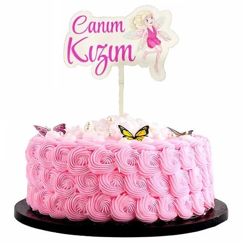 Canım Kızım Ahşap Pasta Süsü