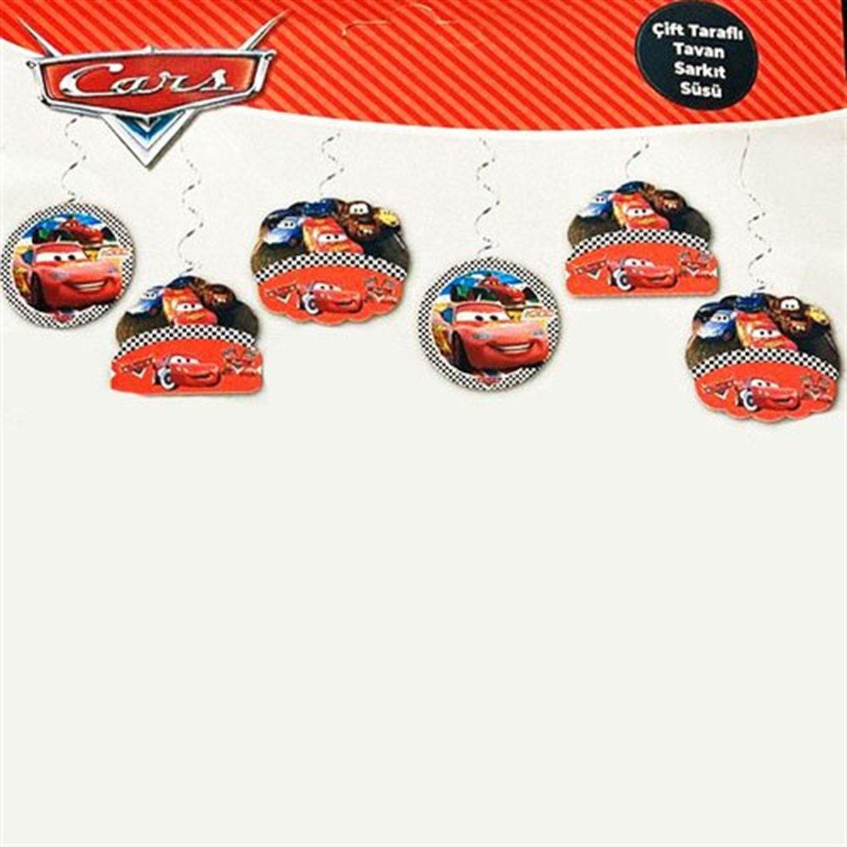 Cars Çift Taraflı Asma Süs
