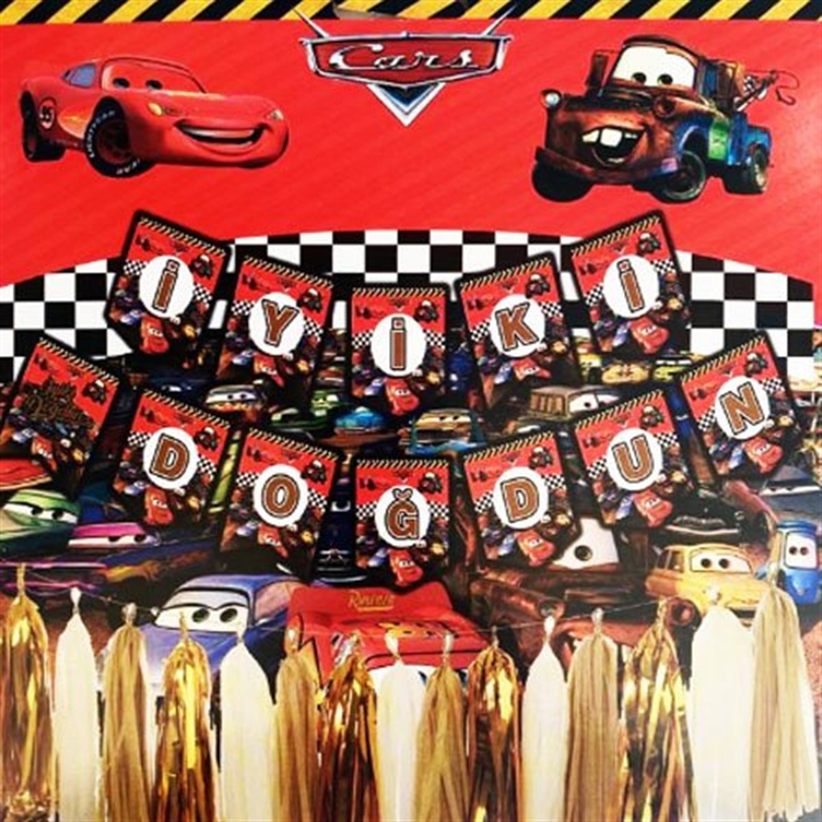 Cars İyi ki Doğdun Yazı