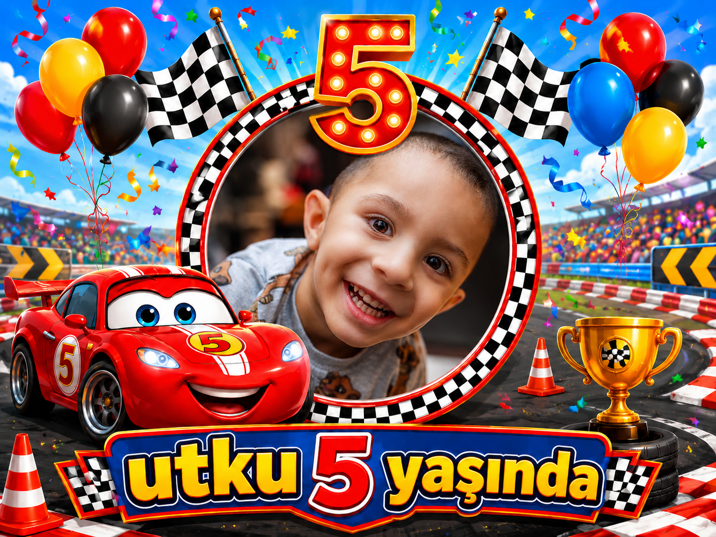 Cars KonseptiCars Kişiye Özel Afiş