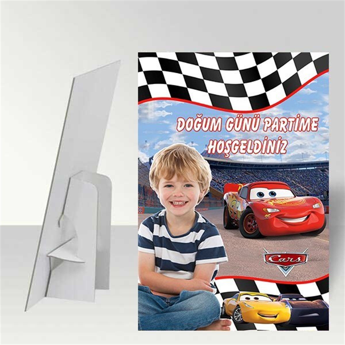 Cars Kişiye Özel Ayaklı Pano