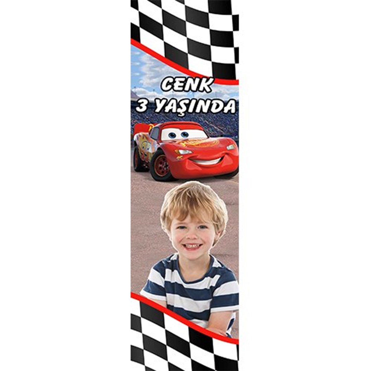 Cars Kişiye Özel Kitap Ayracı 10 Adet