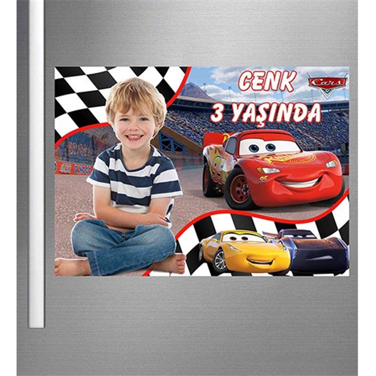 Cars Kişiye Özel Magnet 18 Adet