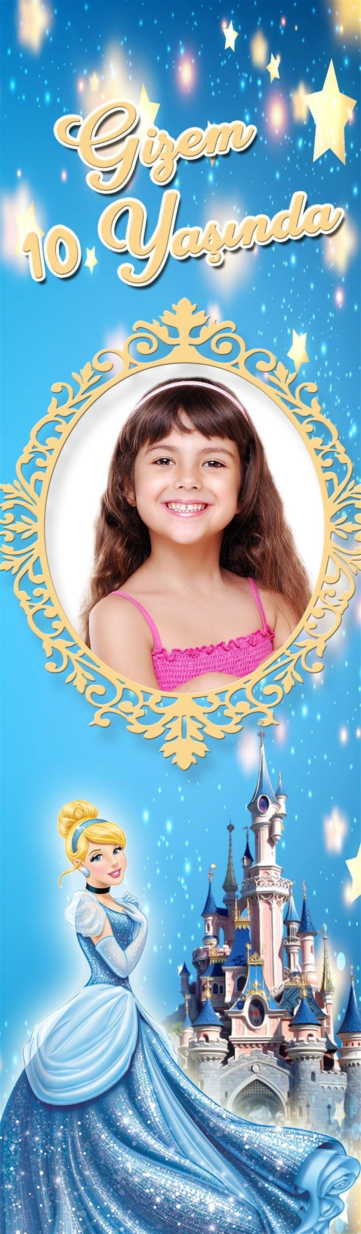 Cinderella Kişiye Özel Kitap Ayracı 10 Adet