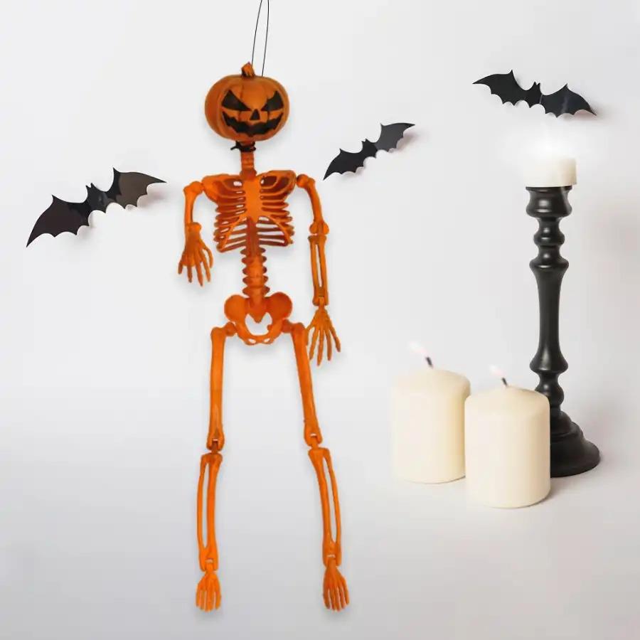 Halloween SüsleriDekor Balkabağı İskelet Figür