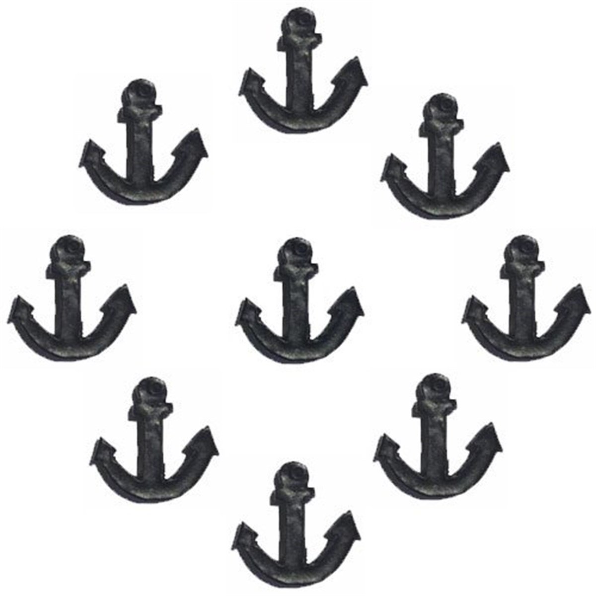 Denizci Siyah Çapa Masa Süsü 10 Adet