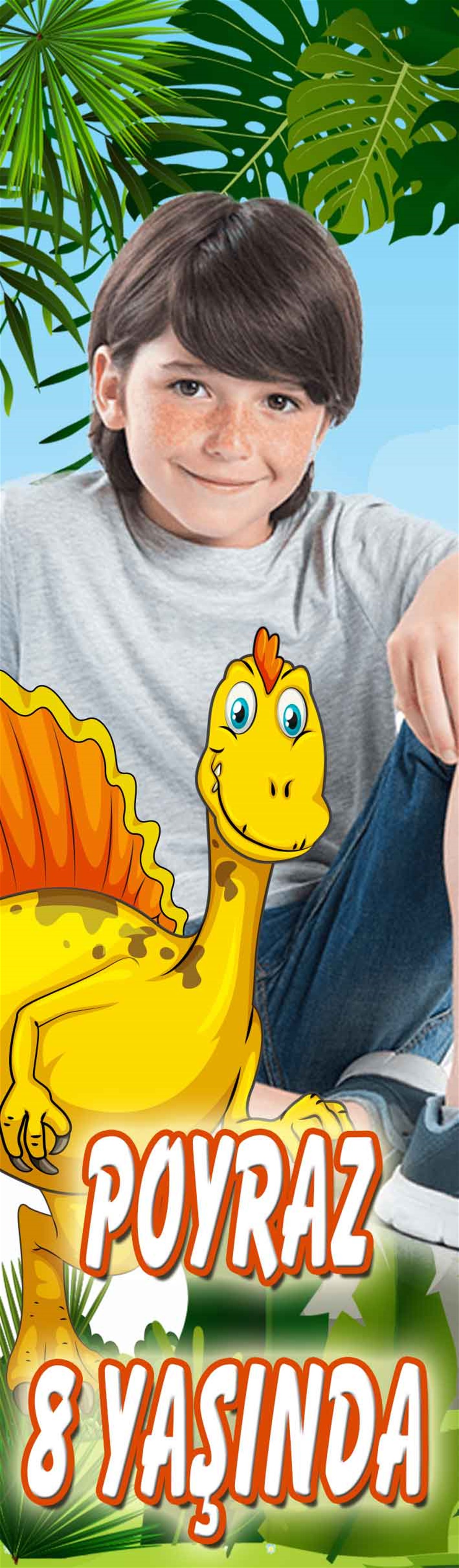 Dinozor Kişiye Özel Kitap Ayracı 10 Adet